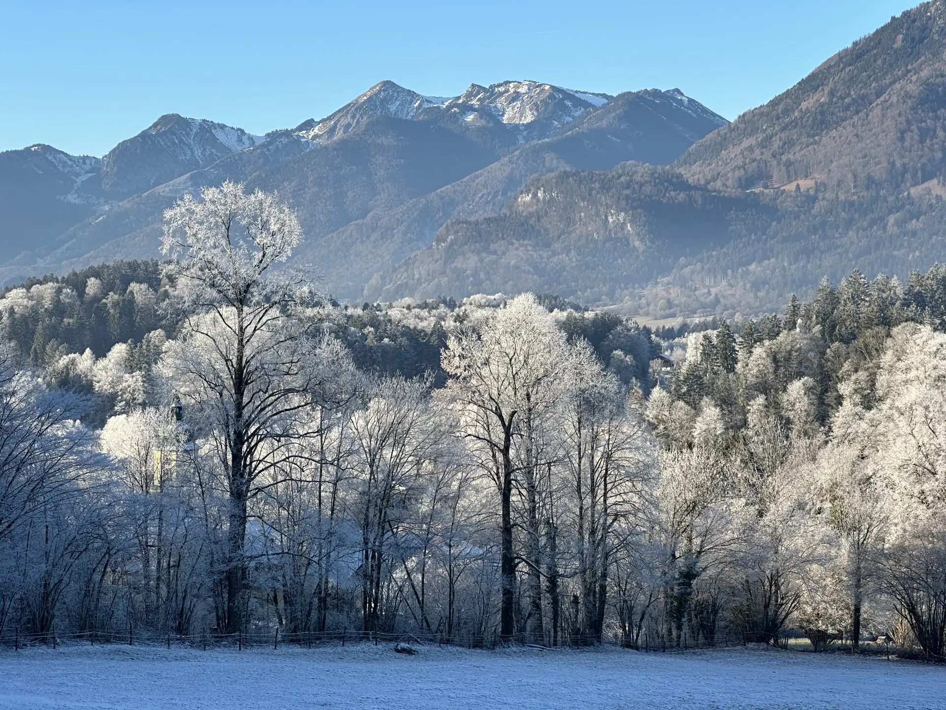 Winterlandschaft in den Chiemgauer Alpen
